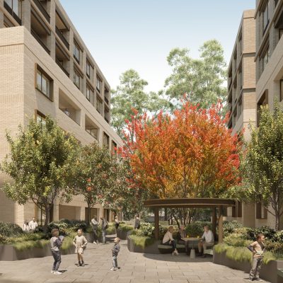 Melaleuca Apartments walkway